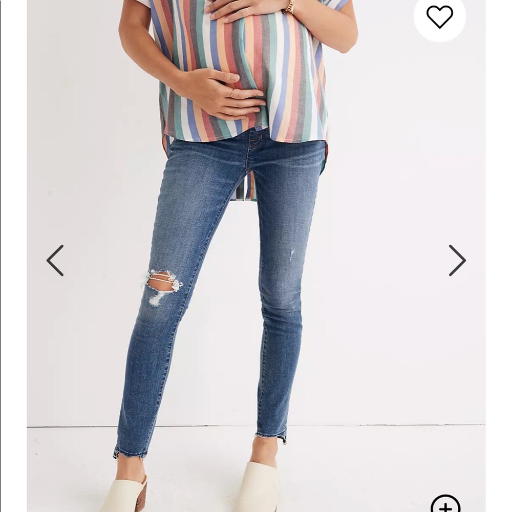 Madewell Maternity Side-Panel Skinny Jeans - 29